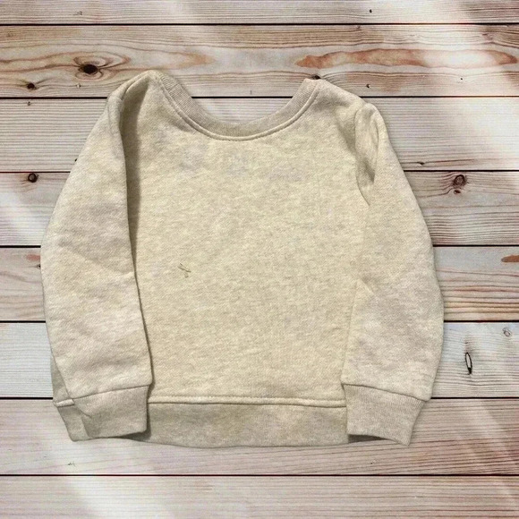 GARANIMALS SIZE 6-9 MONTH TAN SWEATSHIRT WITH ZEBRAS - Picture 2 of 2